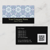 Elegant Fancy Patroon Aangepaste Visitekaartjes (Voorkant / Achterkant)