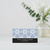 Elegant Fancy Patroon Aangepaste Visitekaartjes (Staand voorkant)