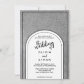 Elegant fancy uitnodiging tot uitzending van bruil (Voorkant)