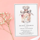 Elegant Fancy Waterverf Parfum Vrijgezellenfeest Kaart