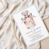 Elegant Fancy Waterverf Parfum Vrijgezellenfeest Kaart