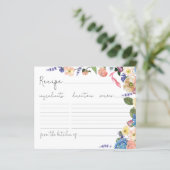 Elegant Fantastisch Vrijgezellenfeest Recipe Kaart (Staand voorkant)