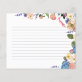 Elegant Fantastisch Vrijgezellenfeest Recipe Kaart (Achterkant)