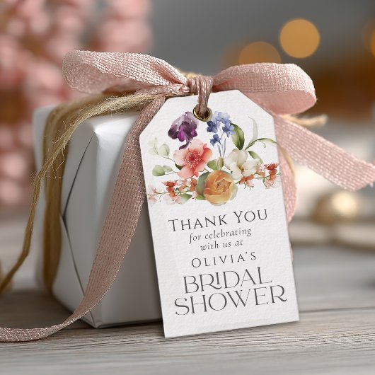Elegant Fantasy Floral Bridal Shower Cadeaulabel