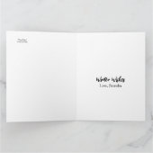 Elegant Fantasy Goddess Yuletide Wenskaart Kaart (Binnen)