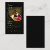 Elegant Fantasy Masquerade Mask Visitekaartje (Voorkant / Achterkant)