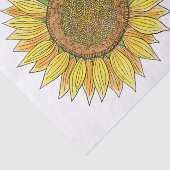 Elegant Farmhouse Waterverf Sunflower Decoupage Tissuepapier (Detail)