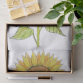 Elegant Farmhouse Waterverf Sunflower Decoupage Tissuepapier (Geschenk)