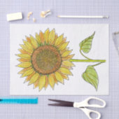 Elegant Farmhouse Waterverf Sunflower Decoupage Tissuepapier (Craft)
