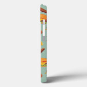 Elegant Fast Food Patroon Case-Mate iPhone Case (Achterkant / Links)