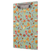 Elegant Fast Food Patroon Klembord (Links)