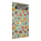 Elegant Fast Food Patroon Mini Klembord (Schuin)
