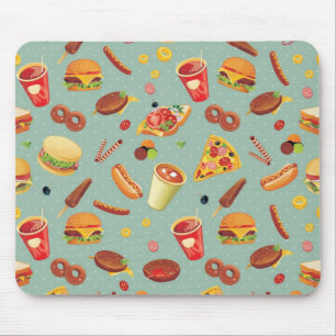 Elegant Fast Food Patroon Muismat