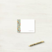Elegant Fast Food Patroon Post-it® Notes (Op bureau)