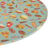 Elegant Fast Food Patroon Snijplank (Hoek)