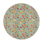 Elegant Fast Food Patroon Snijplank (Voorkant)