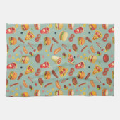 Elegant Fast Food Patroon Theedoek (Horizontaal)