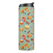 Elegant Fast Food Patroon Thermosbeker (Gedraaid links)