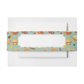 Elegant Fast Food Patroon Uitnodigingen Wikkel (Voorkant Voorbeeld)