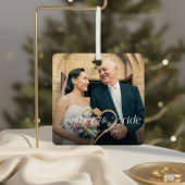 Elegant Father of the Bride Photo Memory Keepsake Metalen Ornament
