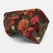 Elegant Fathers Day Calla Lilies Flower Stropdas (Opgerold)