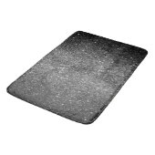 Elegant Faux Black Glitter Badmat (Gekanteld)