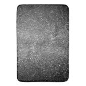 Elegant Faux Black Glitter Badmat (Voorkant Verticaal)
