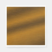 Elegant Faux Brushed Bronze Servet (Voorkant)