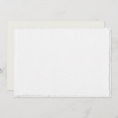 Elegant Faux Deckle Edge Sparen de Sjabloon van de (Voorkant / Achterkant)