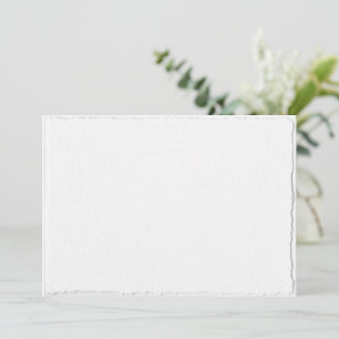 Elegant Faux Deckle Edge Sparen de Sjabloon van de
