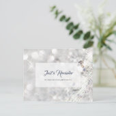 Elegant FAUX Diamond Glitter Sparkle Appointment Briefkaart (Staand voorkant)
