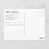 Elegant FAUX Diamond Glitter Sparkle Appointment Briefkaart (Achterkant)