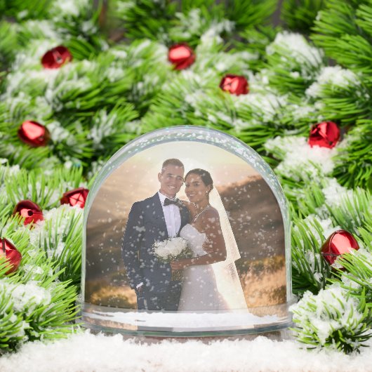 Elegant Faux Diamond Look 10th Wedding Anniversary Sneeuwbol (Kerstmis)