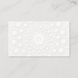 Elegant Faux Elegant White Background Visitekaartje