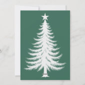 Elegant Faux-Embellished Flat Christmas Feestdagenkaart (Achterkant)