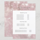 elegant faux folie roos goudsalon (Voorkant / Achterkant)