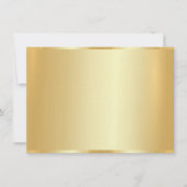 Elegant Faux Gold Blank Sjabloon Luxe Linnen (Voorkant)