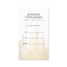 Elegant Faux Gold Confetti Stippen Patroon