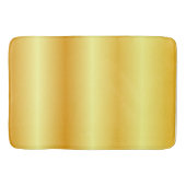 Elegant Faux Gold Custom Trendy Sjabloon Badmat (Voorkant)