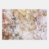 Elegant Faux Gold en Pastel Marble Inpakpapier Vel (Voorkant 2)