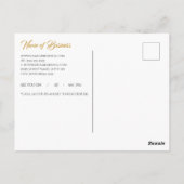 Elegant FAUX Gold en Silver Bokeh Benoeming Briefkaart (Achterkant)