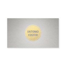 Elegant Faux Gold Foil Circle Grey Paper Designer