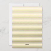 Elegant Faux Gold Foil Script-kerstkaart Feestdagenkaart (Achterkant)