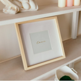 elegant faux Gold folie hand-waakkunst Poster