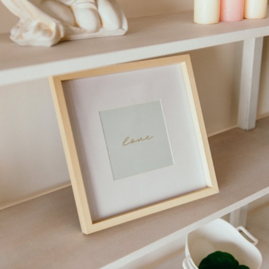 elegant faux Gold folie hand-waakkunst Poster