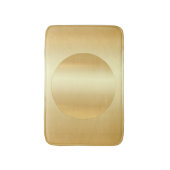 Elegant Faux Gold Glamor Blank Sjabloon Badmat (Voorkant Verticaal)