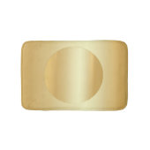 Elegant Faux Gold Glamor Blank Sjabloon Badmat (Voorkant)
