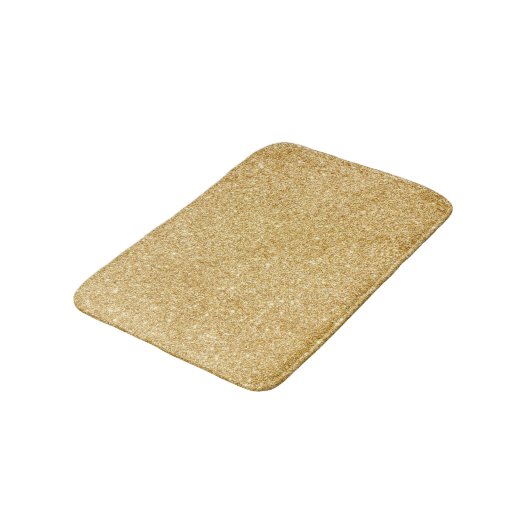 Elegant Faux Gold Glitter Badmat (Gekanteld)