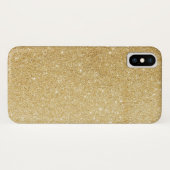 Elegant Faux Gold Glitter Case-Mate iPhone Case (Achterkant (horizontaal))