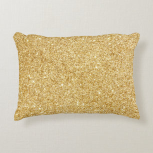 Elegant Faux Gold Glitter Decoratief Kussen